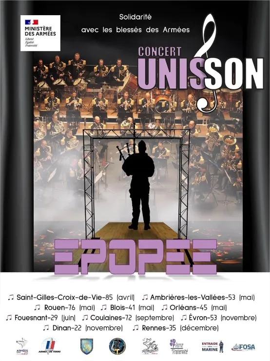 Concert Unisson ministère des armées