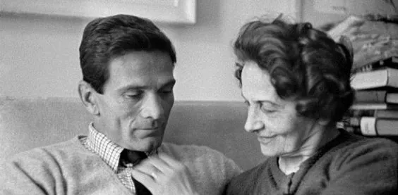 Pier Paolo Pasolini et Silvana Mauri