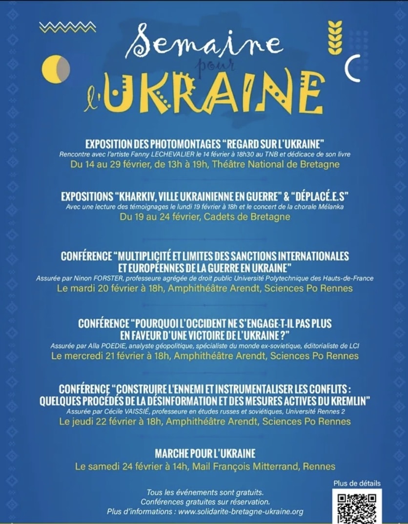 semaine ukraine rennes marche