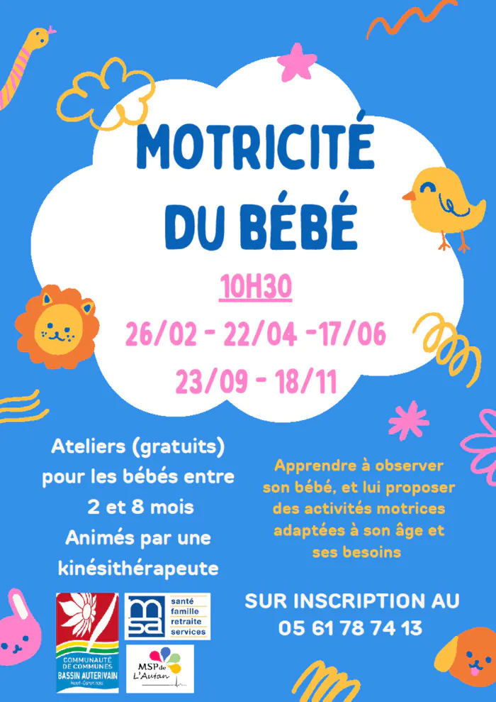 Motricité du bébé Relais petite enfance - Auterive -CCBA Auterive