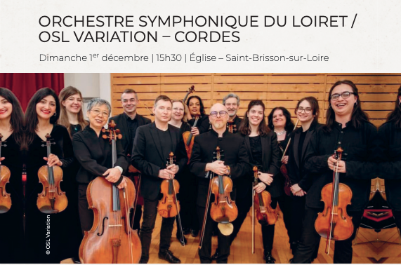 CONCERT DE L’AVENT ORCHESTRE SYMPHONIQUE DU LOIRET Noel