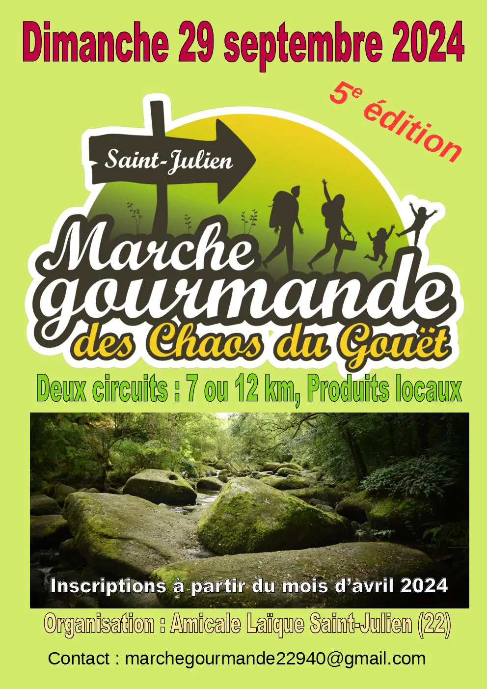 Marche gourmande des Chaos du Gouët