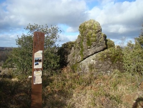 Sentier d'interprétation La lande des Pierres du Mas La Porcherie Nouvelle-Aquitaine