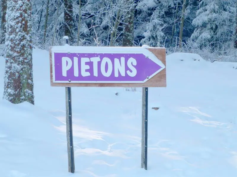 Sentier piéton du Champ du feu Belmont Grand Est