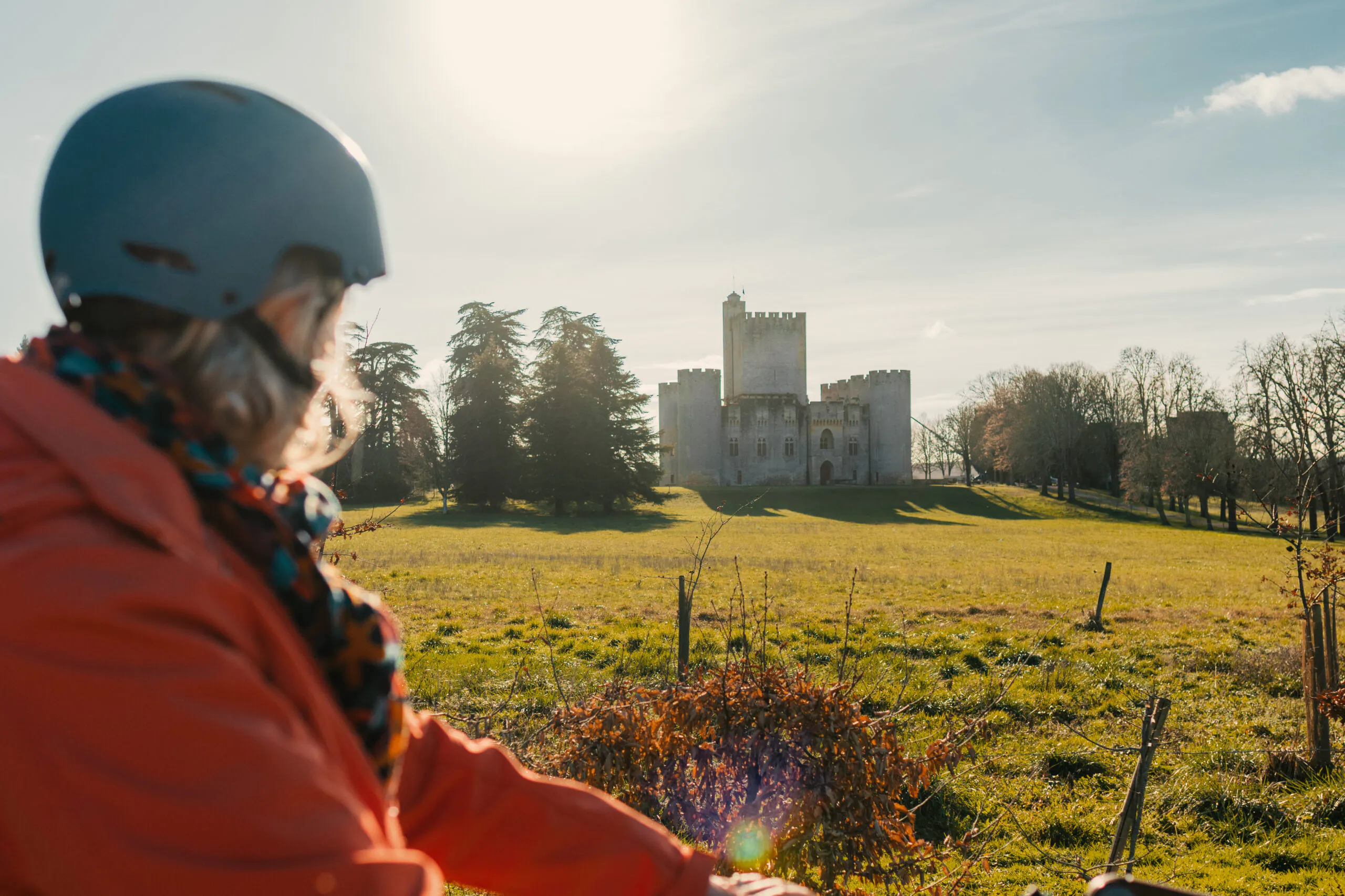 Iconiques à vélo: boucle autour du Château de Roquetaillade Bazas Nouvelle-Aquitaine