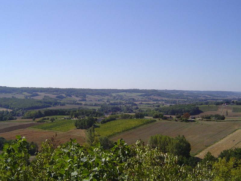 Sur le Plateau de Saux Porte-du-Quercy Occitanie