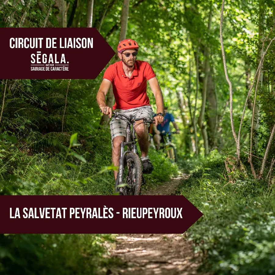 circuit de liaison VTT VAE La Salvetat Peyralès / Rieupeyroux Rieupeyroux Occitanie