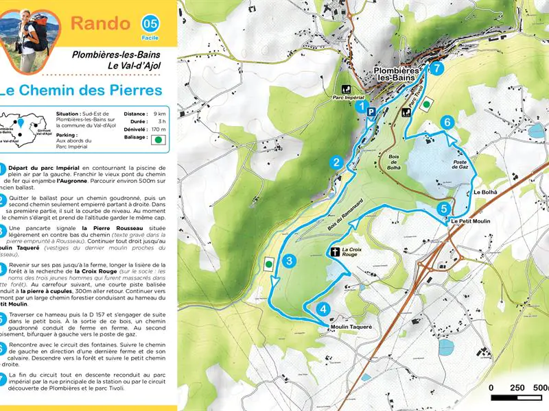 RANDONNÉE LE CHEMIN DES PIERRES Plombières-les-Bains Grand Est