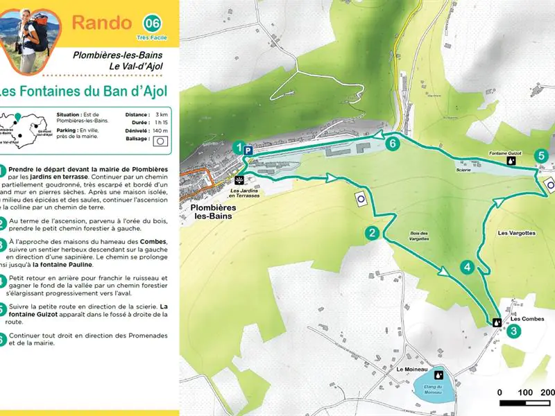 RANDONNÉE LES FONTAINES DU BAN D'AJOL Plombières-les-Bains Grand Est