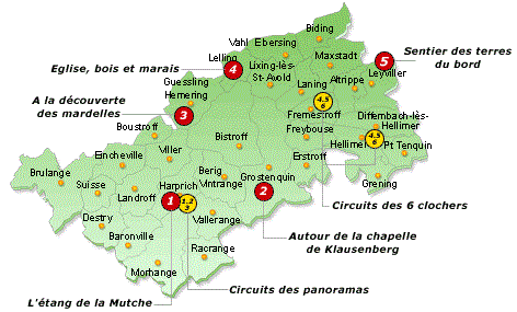 Circuit vtt des 6 clochers Fremestroff- Hellimer Frémestroff Grand Est