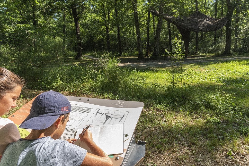 SENTIER DESSIN DU KAZÉ Simorre Occitanie