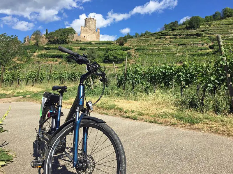 Circuit cyclo La Route des châteaux de la vallée Kaysersberg Vignoble Grand Est