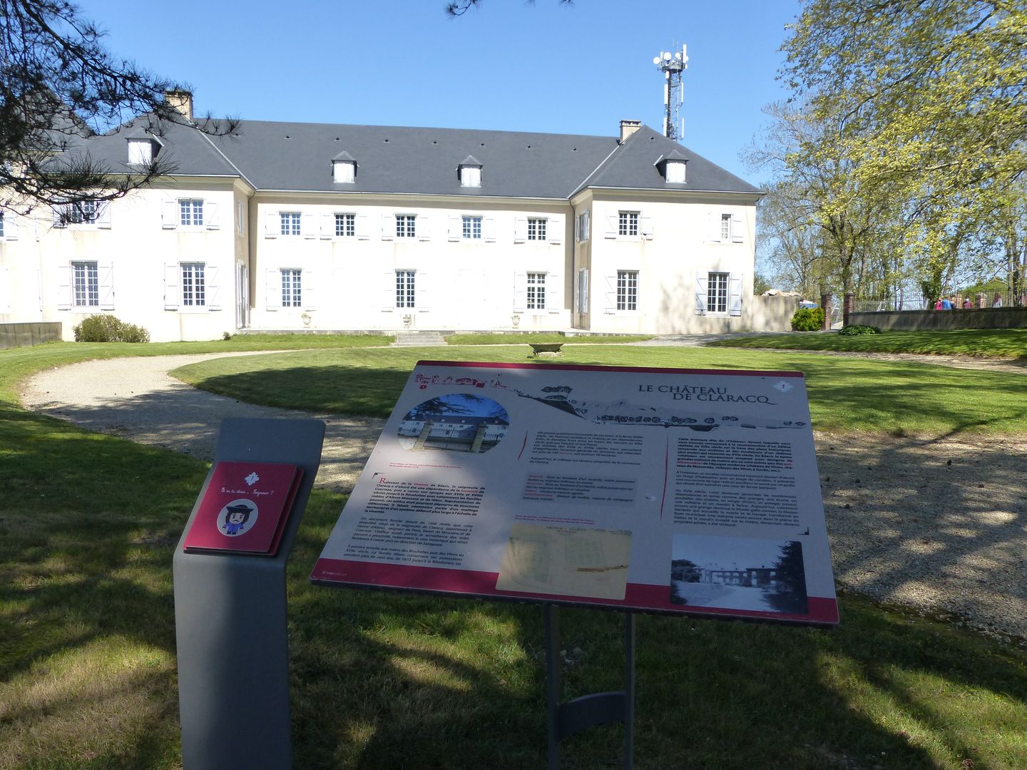 Claracq Lalonquette par la villa gallo-romaine Claracq Nouvelle-Aquitaine