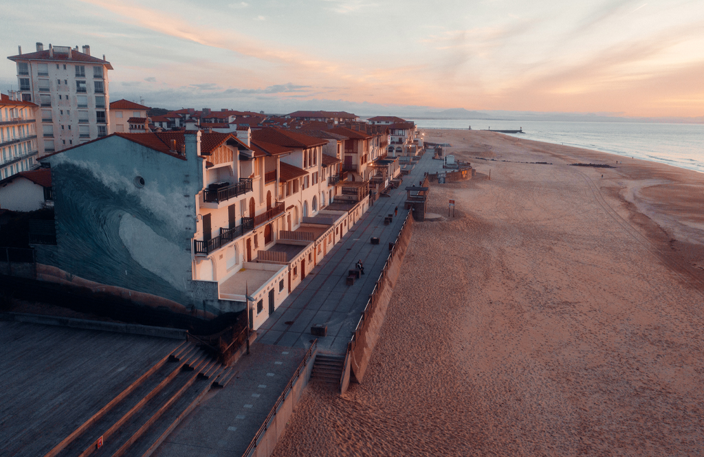 Promenade du front de mer Soorts-Hossegor Nouvelle-Aquitaine