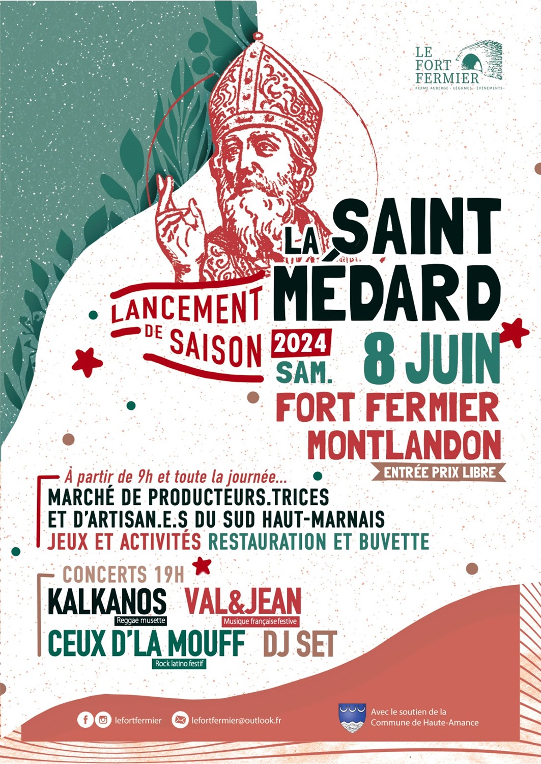 FETE DE LA SAINT MEDARD AU FORT FERMIER A MONTLANDON