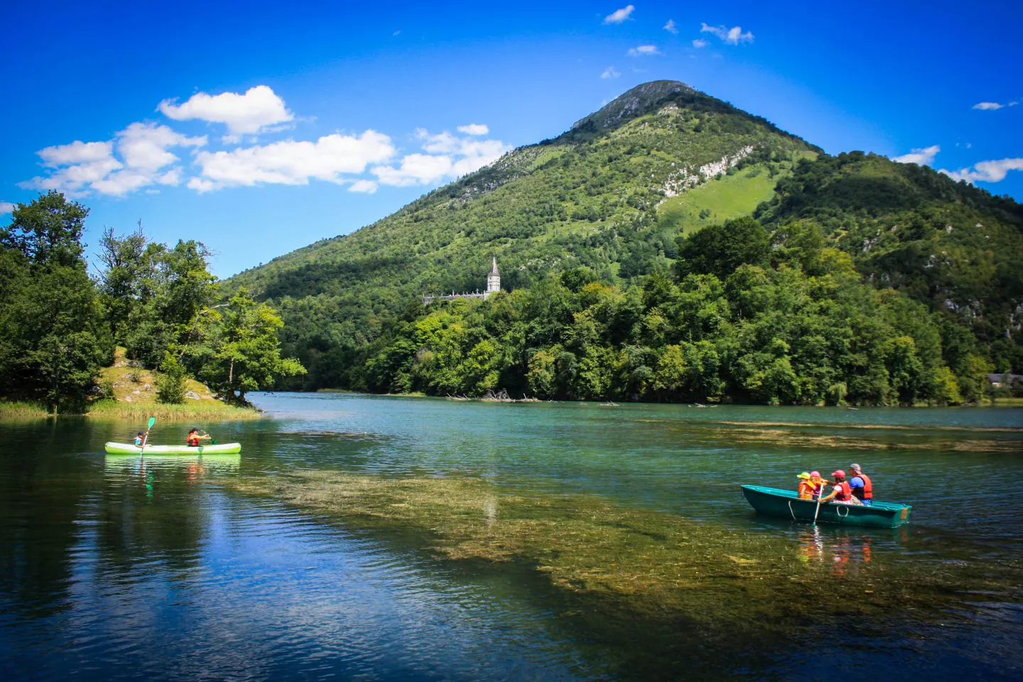 Le lac de Castet Bielle Nouvelle-Aquitaine