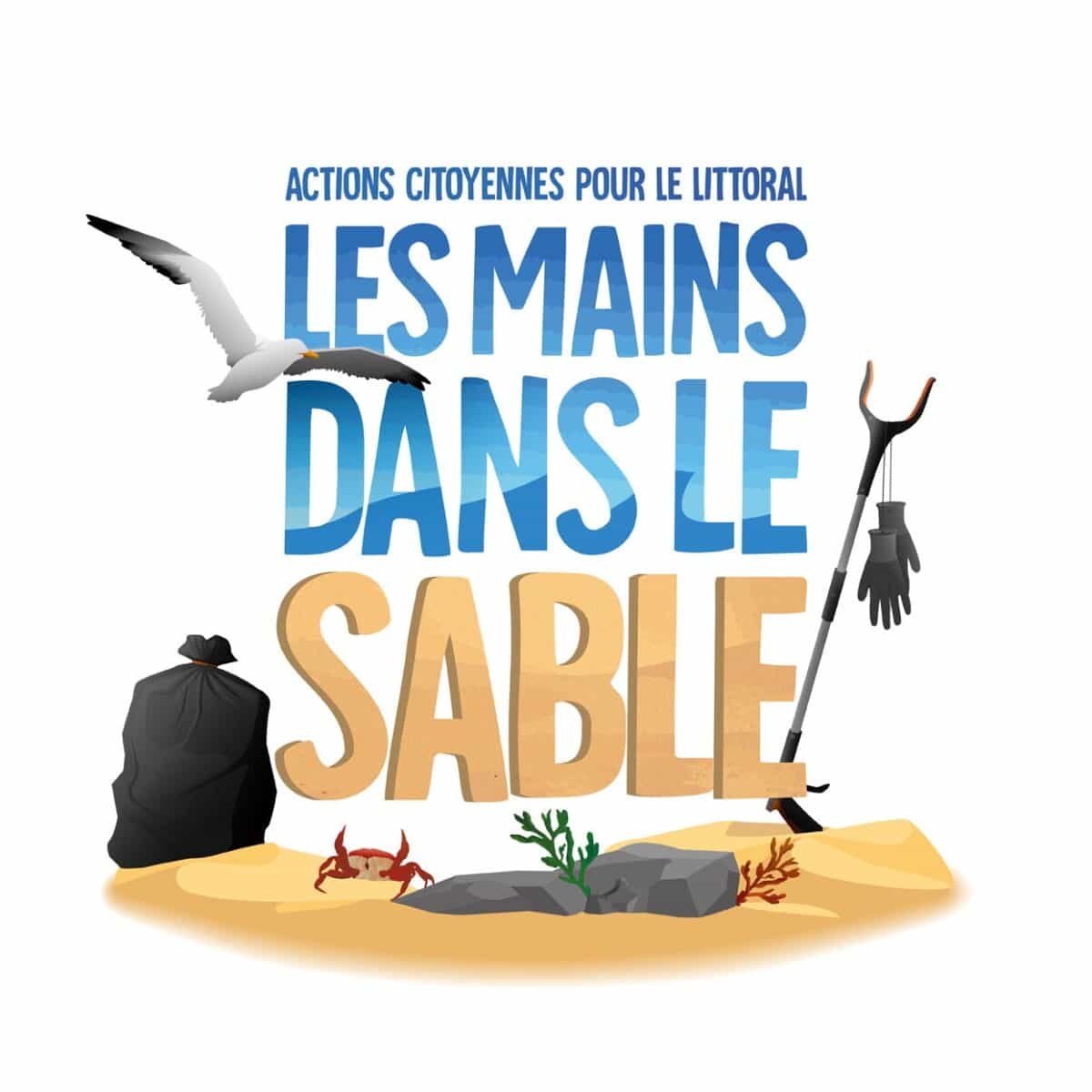  les mains dans le sable 