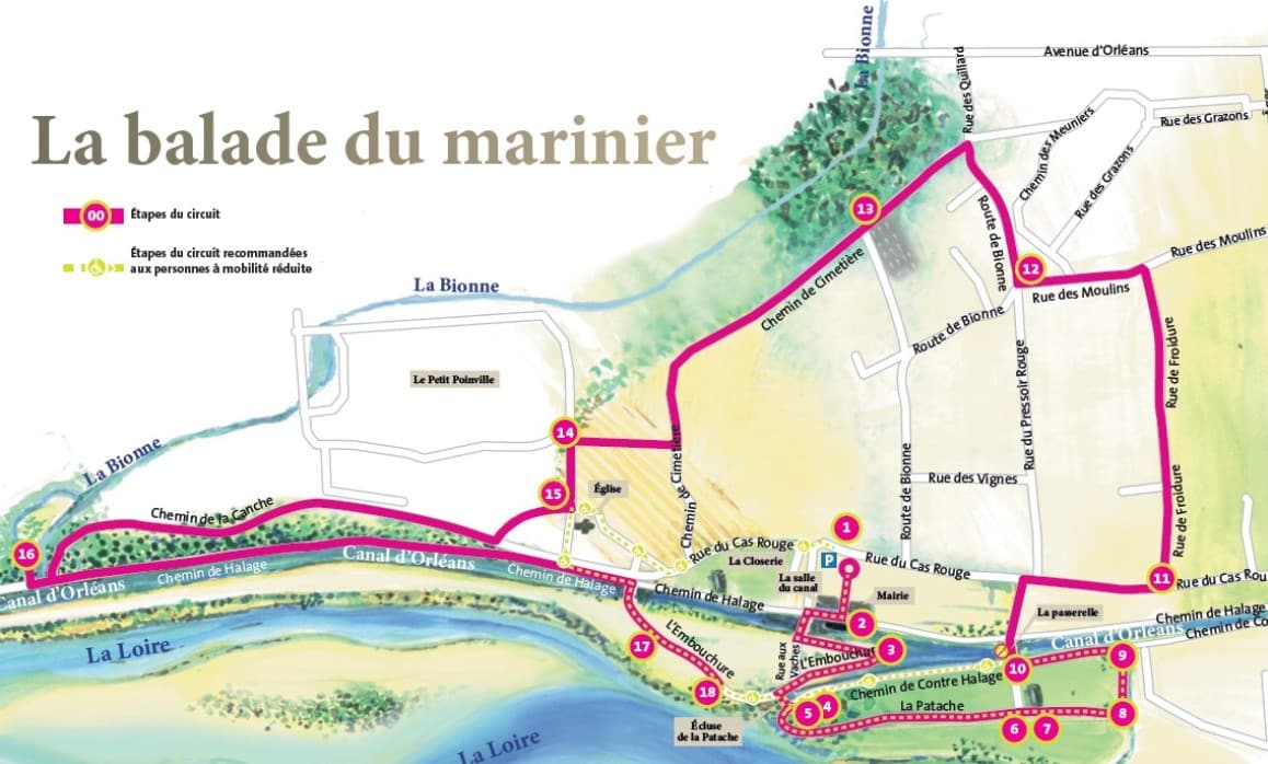 Balade du Marinier Combleux Centre-Val de Loire