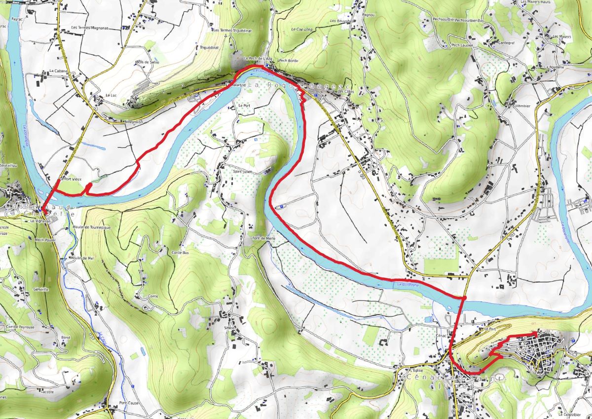 De Domme à Castelnaud en écomobilité Entre 3 plus Beaux Villages de France Domme Nouvelle-Aquitaine