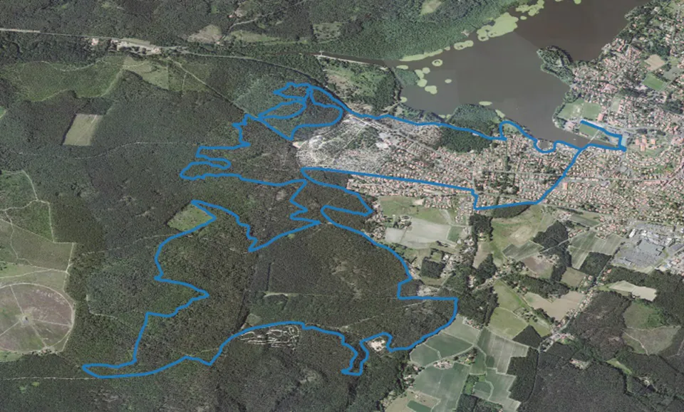 Parcours VTT bleu Les Montagnottes Soustons Nouvelle-Aquitaine