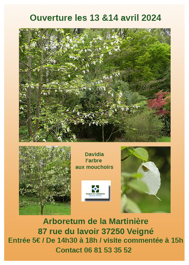 Ouverture de l'Arboretum de la Martinière