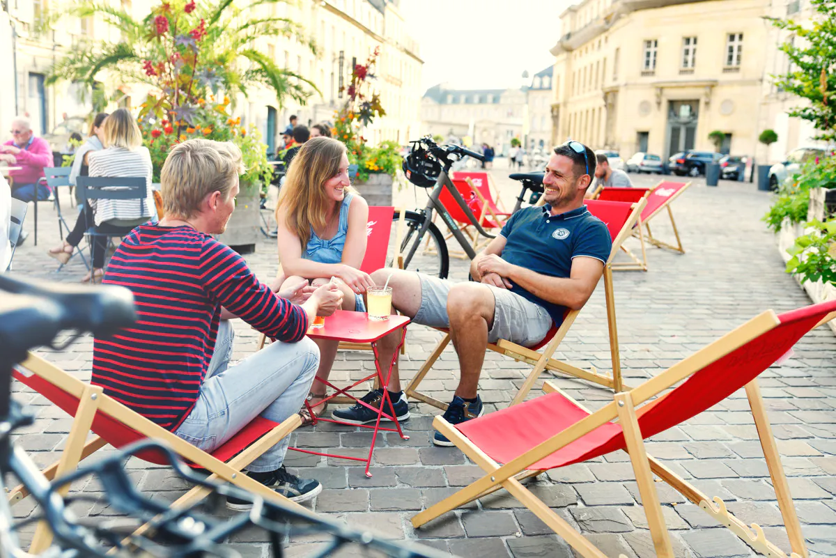 Itinéraire vélo de Douvres-la-Délivrande à Caen Caen Normandie