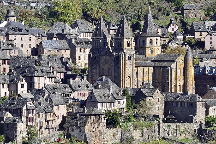 Randonnée Conques Le chemin de Dadon Conques-en-Rouergue Occitanie