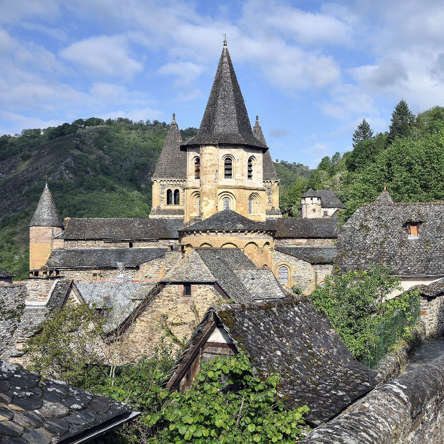 Balade le chemin des vignes à Conques Conques-en-Rouergue Occitanie