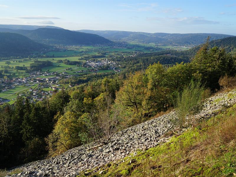 Randonnée sentier des carrières Saint-Amé Grand Est