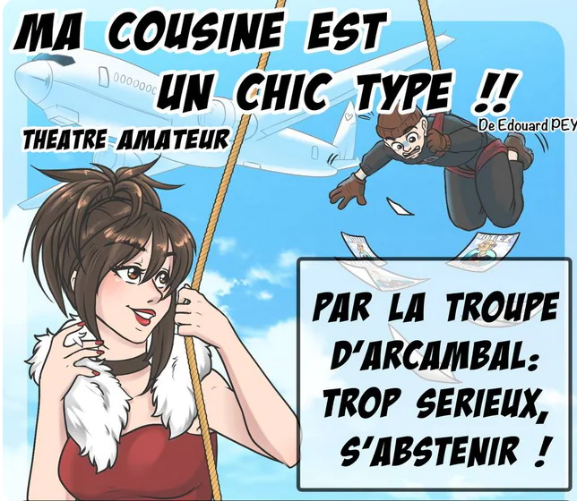 Théâtre à Cabrerets: "Ma cousine est un chic type"