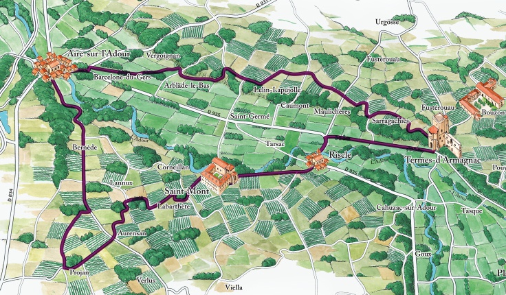 ROUTE DES VINS DE SAINT-MONT