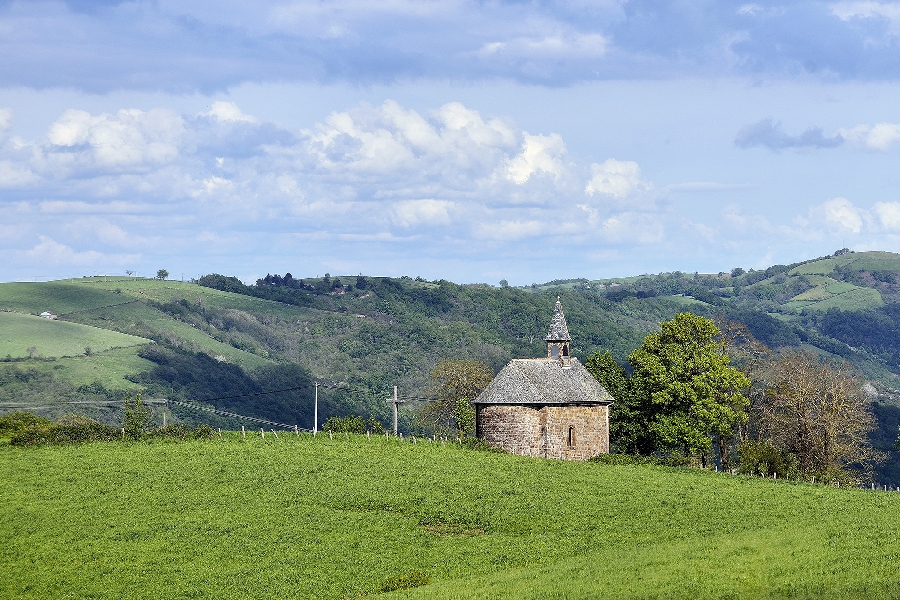 Randonnée Noailhac Le sentier du Rébouscou Conques-en-Rouergue Occitanie