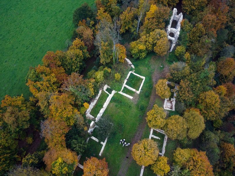Sentier nature de Château Ganne La Pommeraye Normandie