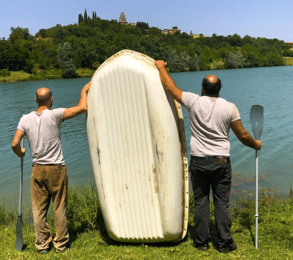 des ronds dans l'eau