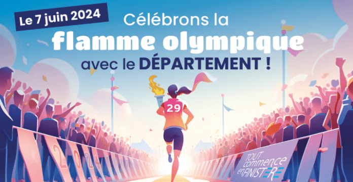 flamme JO Finistère