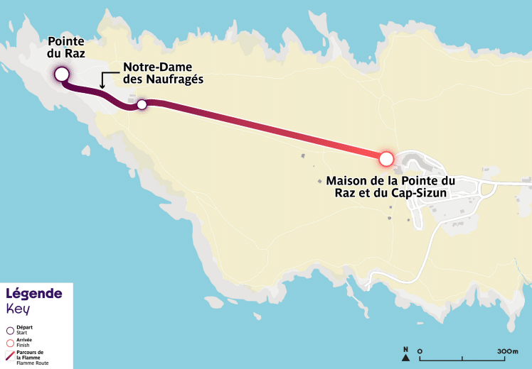 flamme JO Finistère