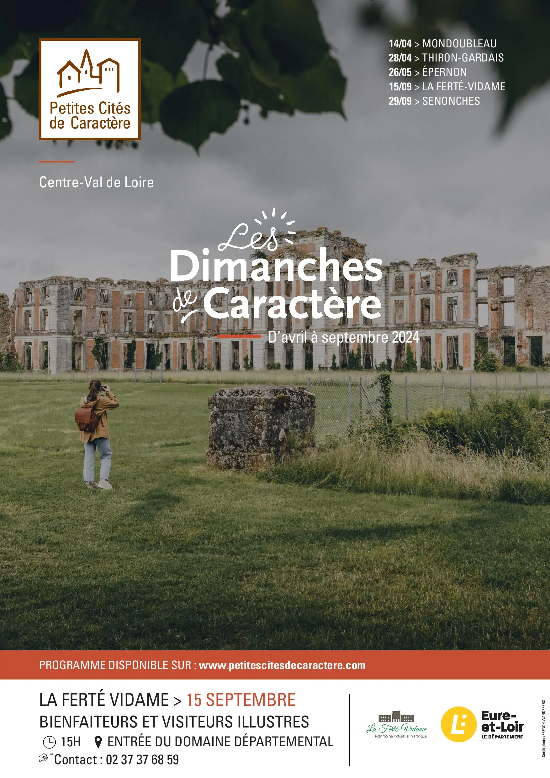 Les dimanches de caractère visite de la ville La Ferté-Vidame