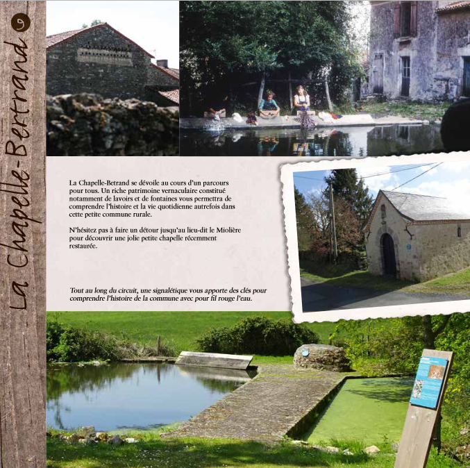 Le chemins des fontaines La Chapelle-Bertrand Nouvelle-Aquitaine