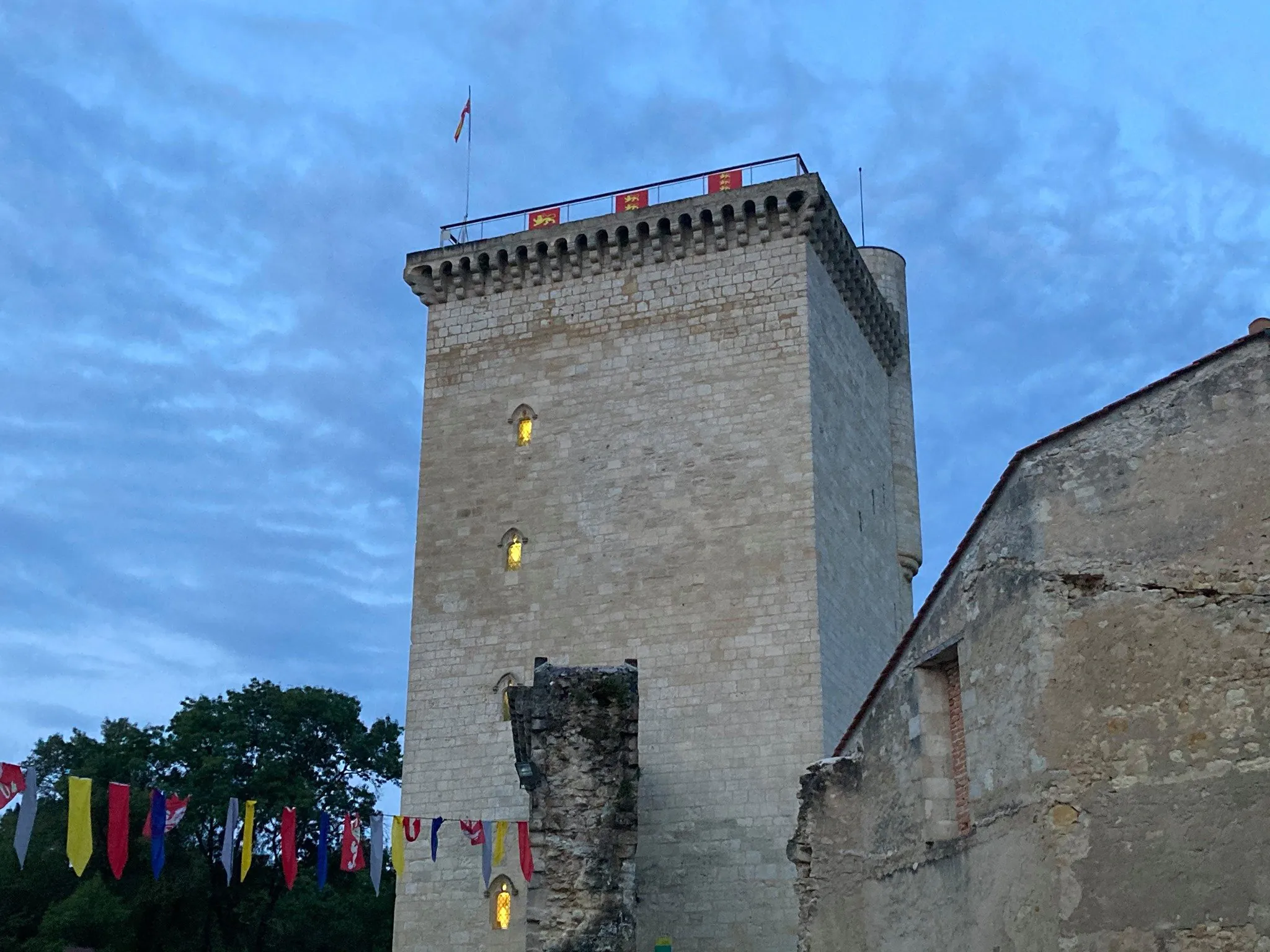 Visite nocturne de la Tour de l'Honneur