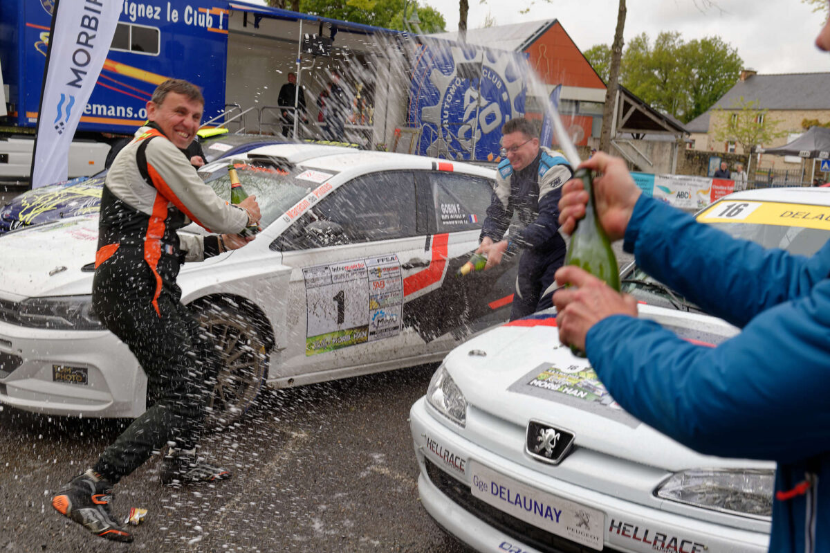 1ere place : le pilote Frédéric GOBIN et et son copilote Jean-Luc FRAIGNE sur la Volkswagen Polo GTI