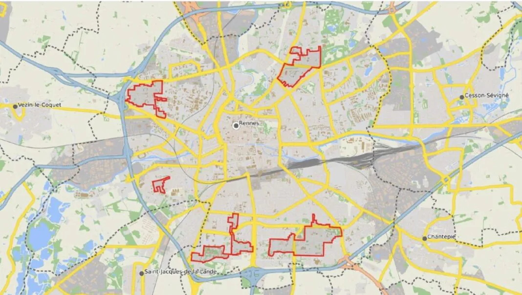 Rennes Quartiers prioritaires