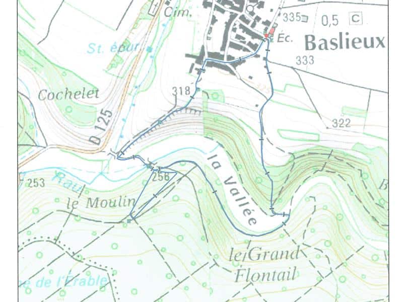 Sentier pédestre le Baslieux Baslieux Grand Est