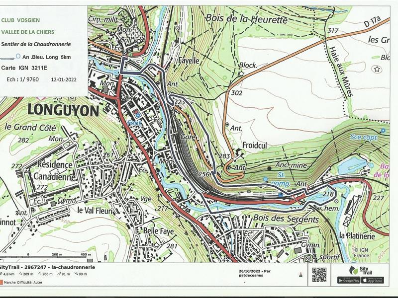 Sentiers cyclo-pédestre Longuyon Longuyon Grand Est