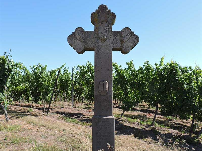 Randonnée Sentier des croix et oratoires rouge Soultz-les-Bains Grand Est