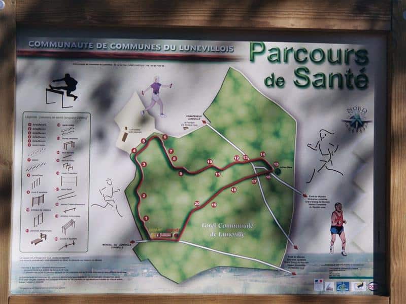 Parcours de santé Moncel-lès-Lunéville Grand Est