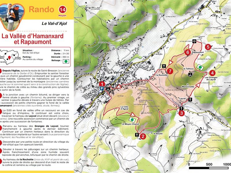 RANDONNÉE LA VALLÉE D'HAMANXARD ET RAPAUMONT Le Val-d'Ajol Grand Est