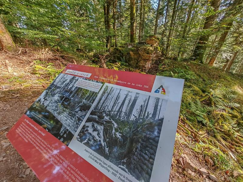 Circuit de mémoire de la Cote 766 Lesseux Grand Est