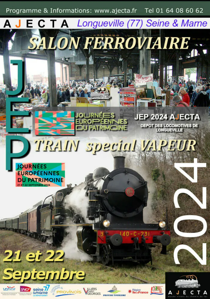 JEP AJECTA 2024 AJECTA - Dépôt des locomotives Longueville