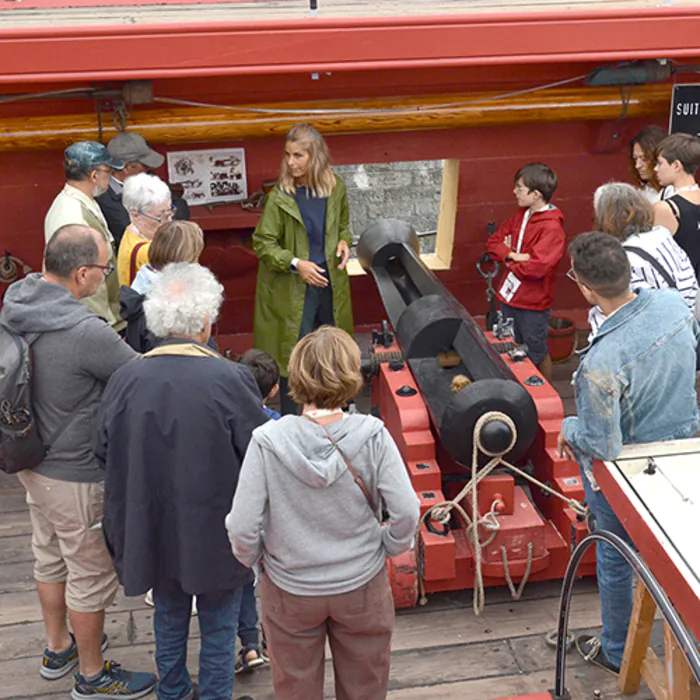 Visite guidée : « Grand carénage de L'Hermione » Carénage de L'Hermione - Forme de radoub Anglet