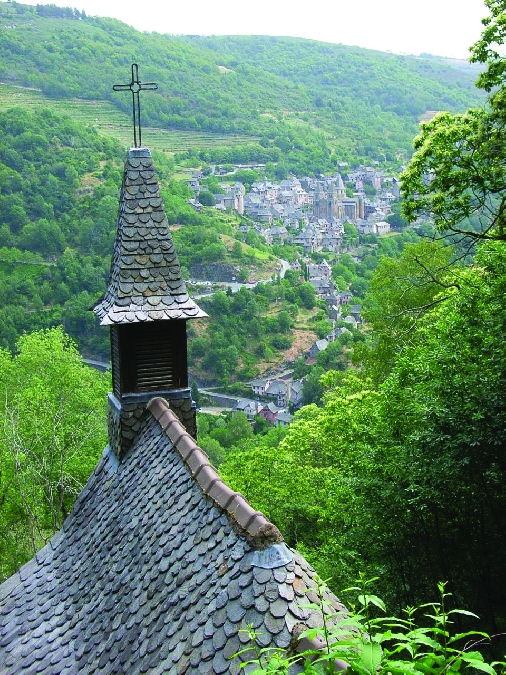 Randonnée La chapelle Sainte-Foy de Conques Conques-en-Rouergue Occitanie